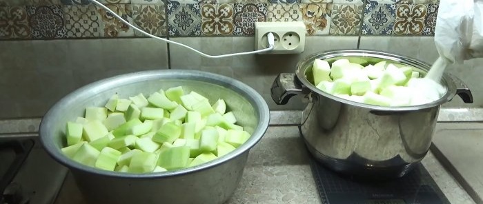 Where to put zucchini Make them into candied fruits with any flavor