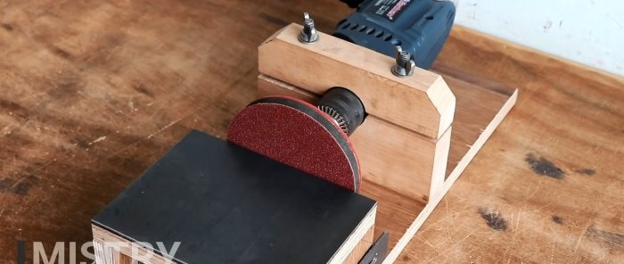 How to make a simple grinding machine based on a drill