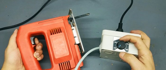 How to make a power tool speed controller without knowledge of electronics