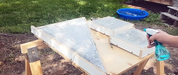 Kako brzo i učinkovito napraviti kalup i proizvesti betonske pločice velikog formata