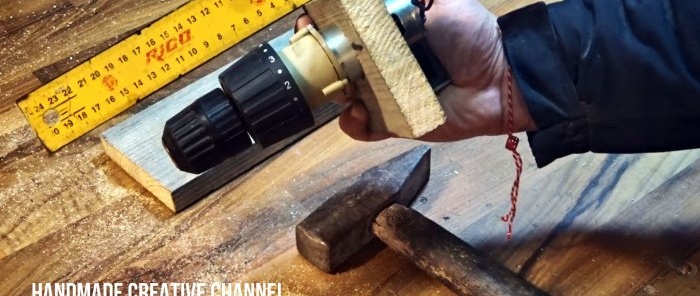 Hvordan lage en sirkelsag fra en gammel skrutrekker