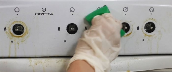 Ako rýchlo vyčistiť rukoväte plynového sporáka od nečistôt a zaschnutého tuku