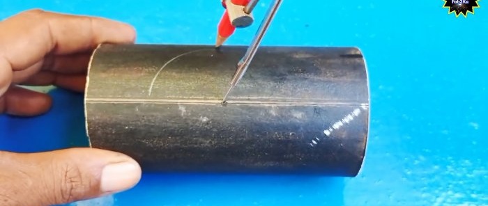 Inserimento di un tubo in un tubo, come contrassegnare e tagliare correttamente la zona di giunzione senza attrezzi speciali