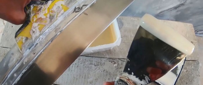 How to cheaply make a realistic imitation of marble using Venetian plaster