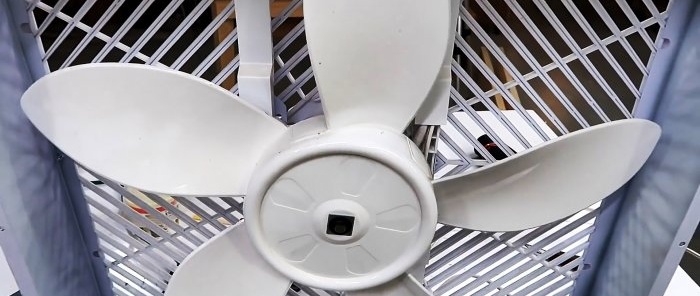 The fan vibrates a lot Do-it-yourself balancing