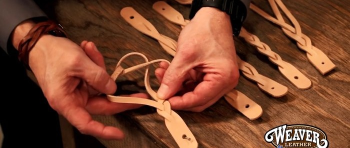 Sådan flettes en pigtail uden unødvendige snit og lave et simpelt armbånd fra en læderstrimmel