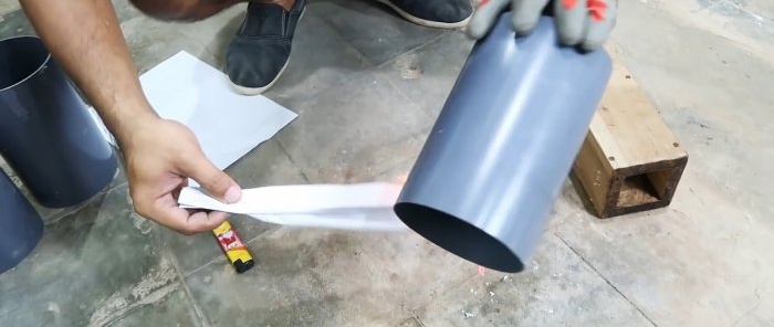 3 būdai, kaip iš apvalaus PVC vamzdžio padaryti kvadratinį
