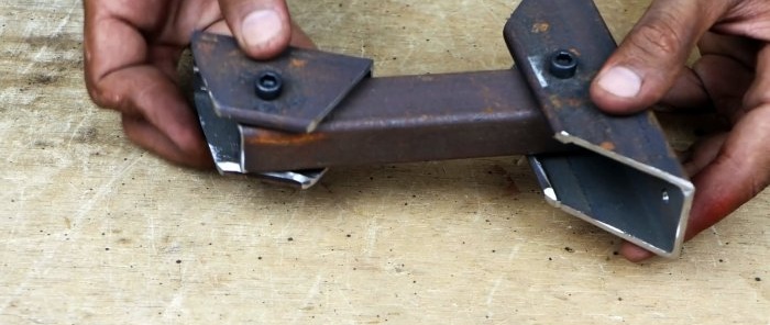 Kaip padaryti paprastą durų atramą iš metalo likučių