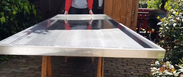 Het maken van een hoog rendement zonneboiler met een vermogen van 1600 W