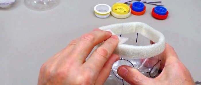 Hochwertige Do-it-yourself-Atemschutzmaske aus PET-Flaschen
