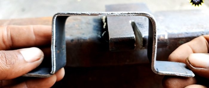 Paano baguhin ang isang anvil gamit ang isang simpleng aparato para sa paggawa ng anumang mga clamp