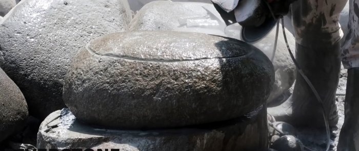Cara membuat cangkerang dari batu sungai