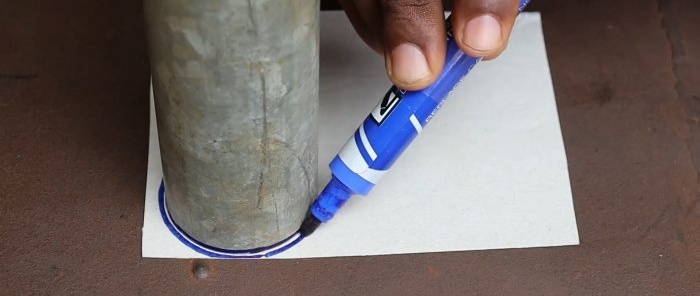 איך פשוט לחתוך ולחבר באופן אמין צינור עגול ופרופיל ושני צינורות פרופיל במו ידיך