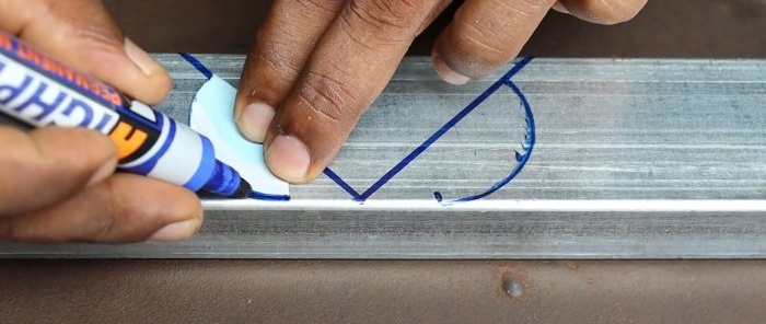 Cómo cortar de forma sencilla y conectar de forma segura un tubo redondo y perfilado y dos tubos perfilados con sus propias manos