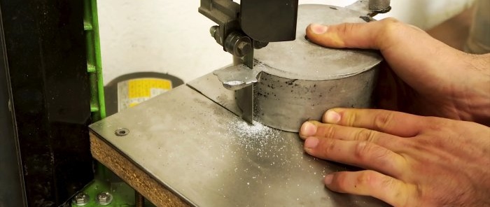 Sådan støbes en remskive til en båndsliber af aluminium