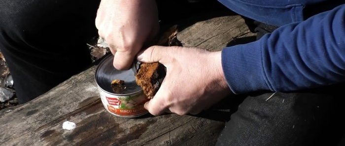 Comment allumer un feu avec une boîte de conserve
