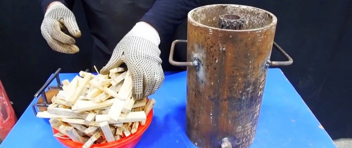 How to make a wood-burning turbo stove with your own hands