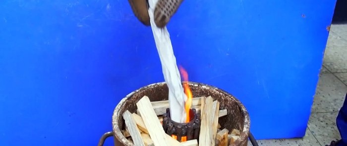 איך להכין תנור טורבו עצים במו ידיך