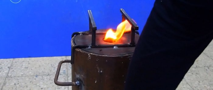 Bagaimana untuk membuat dapur turbo pembakaran kayu dengan tangan anda sendiri