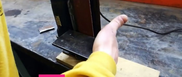 Como fazer uma esmerilhadeira a partir de uma esmerilhadeira com suas próprias mãos