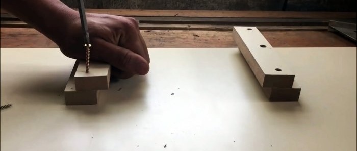 كيفية صنع جهاز لشحذ السكاكين على النجار