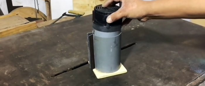 Как да направите ръчен рутер от счупен блендер
