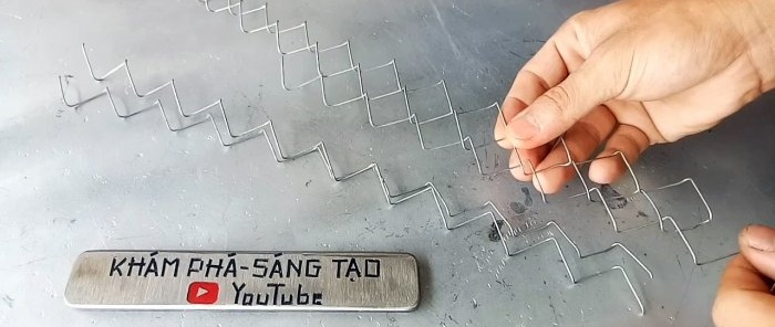 Comment fabriquer une machine manuelle pour tisser un maillage à mailles losangées