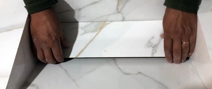 How to make a bathroom sink from ceramic tiles