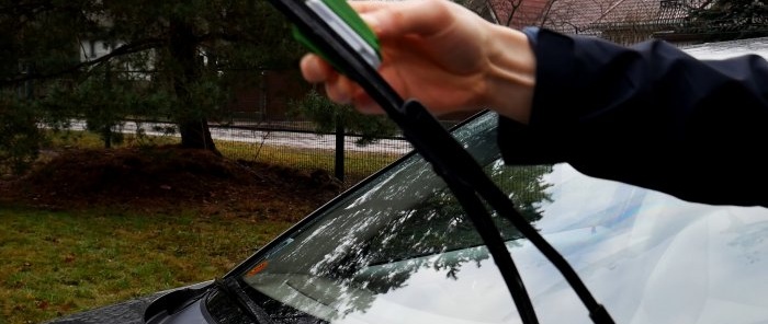 The wipers started to be cleaned with gaps. How to restore them without buying new ones