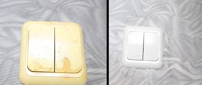 Kā viegli noņemt dzeltenos traipus no plastmasas, izmantojot lētu farmaceitisko produktu