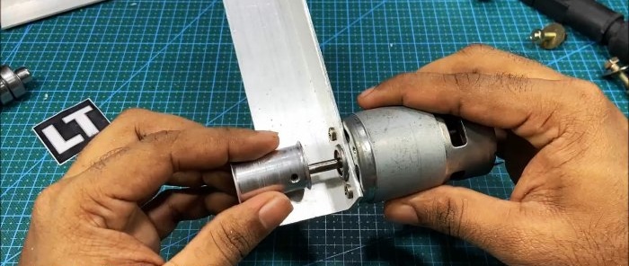 Hvordan lage en kompakt håndsliper med en 775 DC-motor