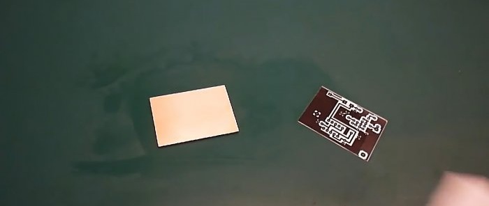 Isıtma demiri ve fotorezist olmadan devre kartı nasıl yapılır