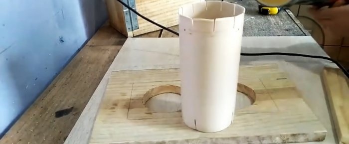 كيفية صنع قالب قابل للطي من الخشب لصنع الكتل