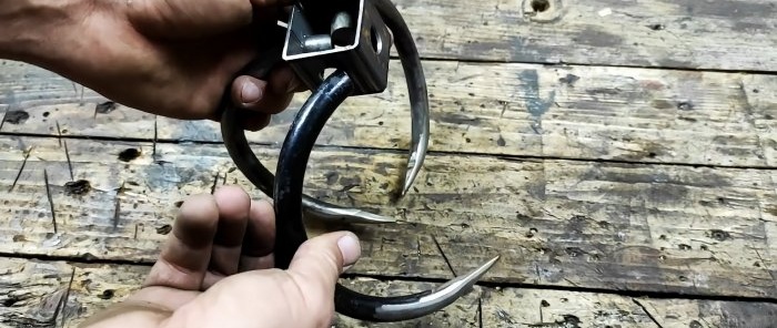 Kā izgatavot rokas kultivatoru no veca avota