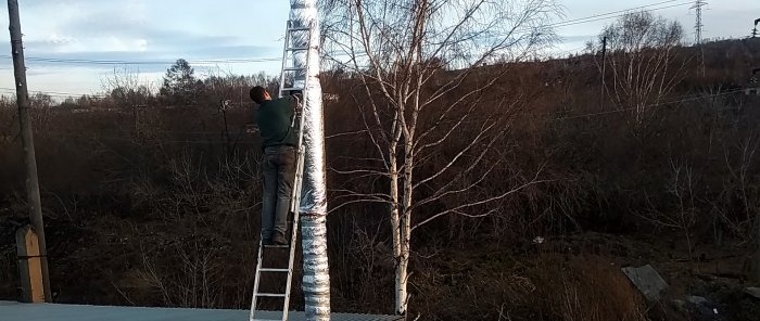 Cómo aislar el tubo de una chimenea de la forma más sencilla posible