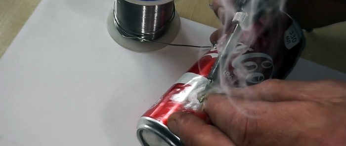 Cara memateri aluminium dengan pateri biasa menggunakan paku