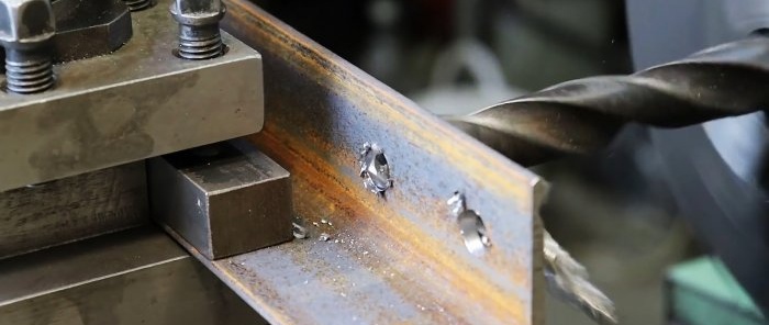 How to cut steel with a self-tapping screw