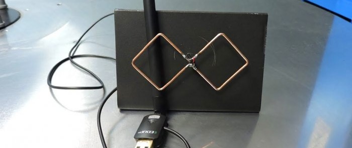Cara membuat antena untuk penyesuai WiFi dan meningkatkan julat penerimaan berkali-kali ganda