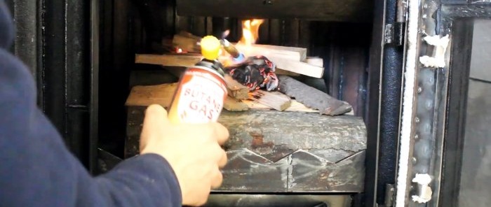 Cómo hacer una estufa con una batería de hierro fundido con alta potencia calorífica