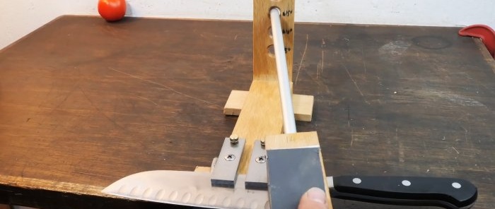 איך להכין מחדד סכינים פשוט מחומרים זמינים