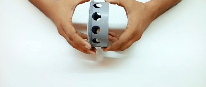 Kako napraviti moderan LED luster od PVC cijevi