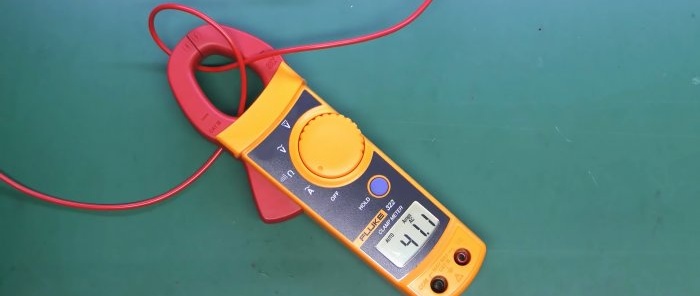 How to use a current clamp to measure low current beyond the measurement range