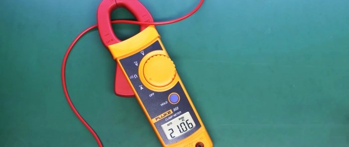 Cara menggunakan pengapit arus untuk mengukur arus rendah melebihi julat ukuran