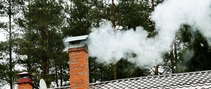 Старомодни метод бесконтактног чишћења димњака пећи