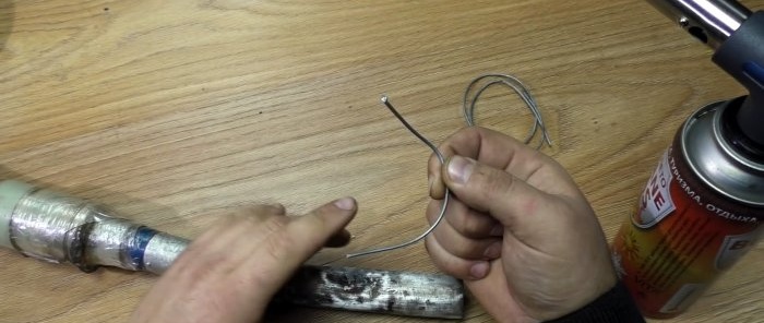Um método elementar para soldar alumínio com maçarico a gás