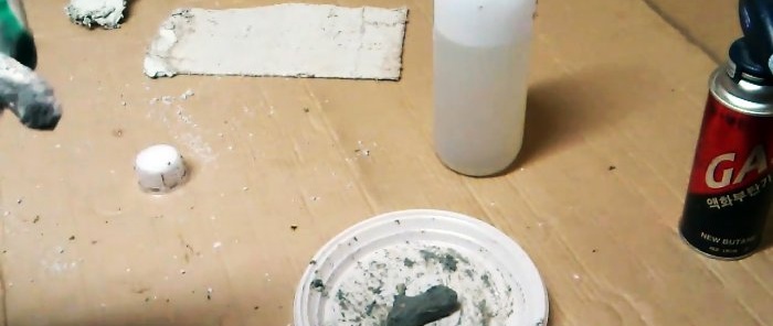 How to make fireproof putty