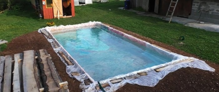 Come realizzare un'enorme piscina per quasi nulla