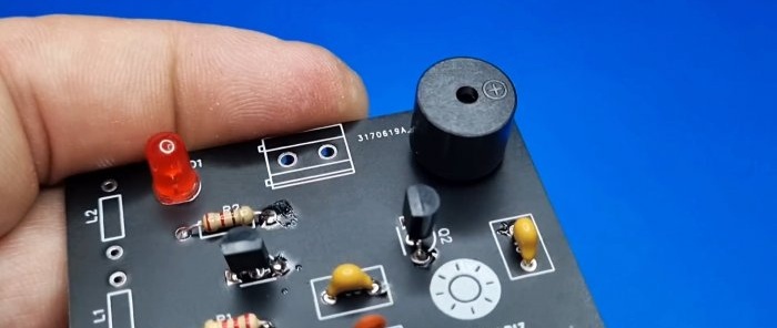 How to make a simple metal detector using 2 transistors