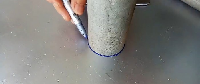 Como soldar dois tubos de metal de diâmetros diferentes
