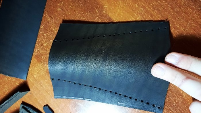 How to sew a leather knife sheath yourself